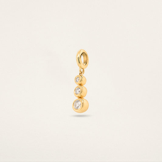 3 Stone Diamond Droplet