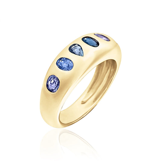 Mixed Cut Classic Nomad Ring