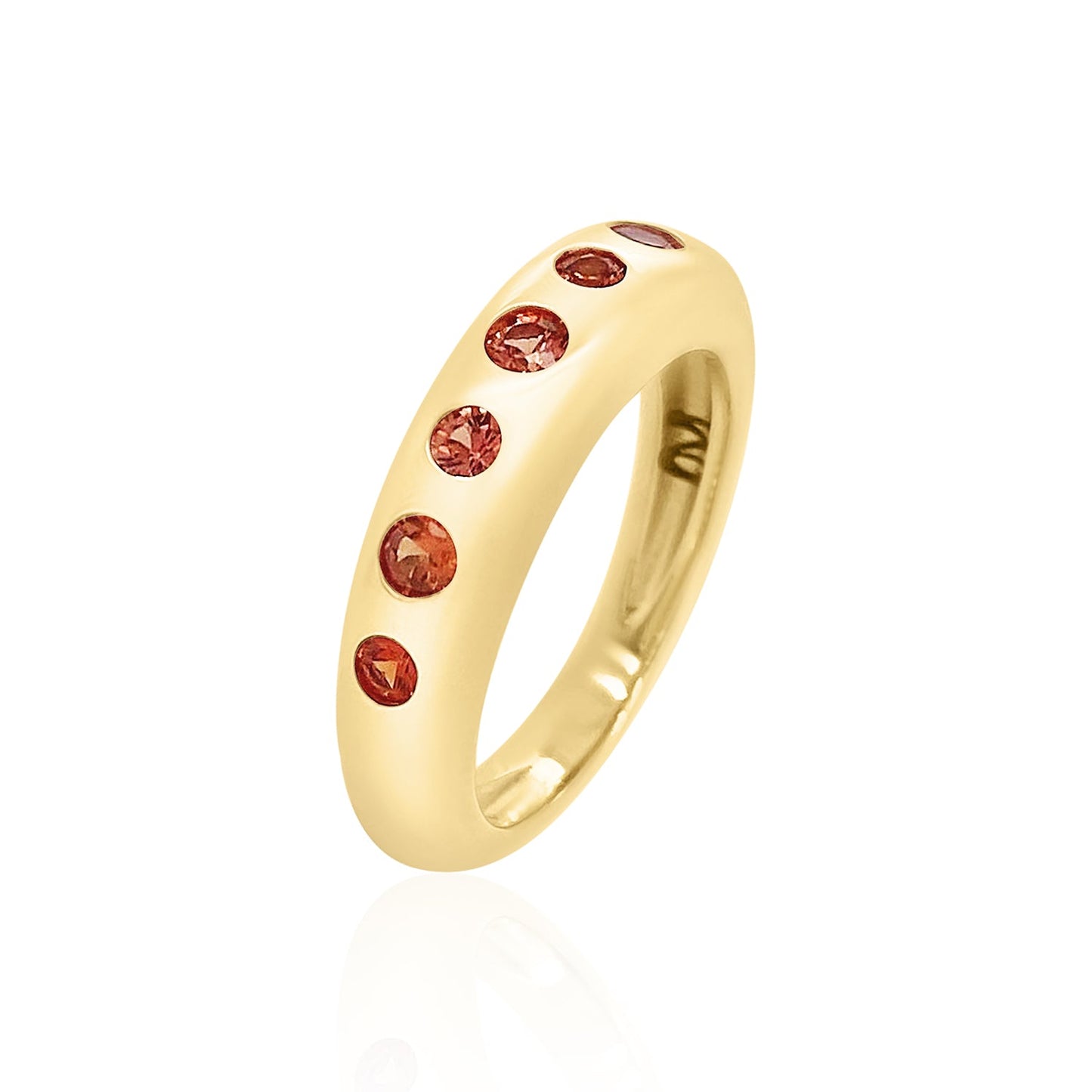 Alternating Round Skinny Nomad Ring