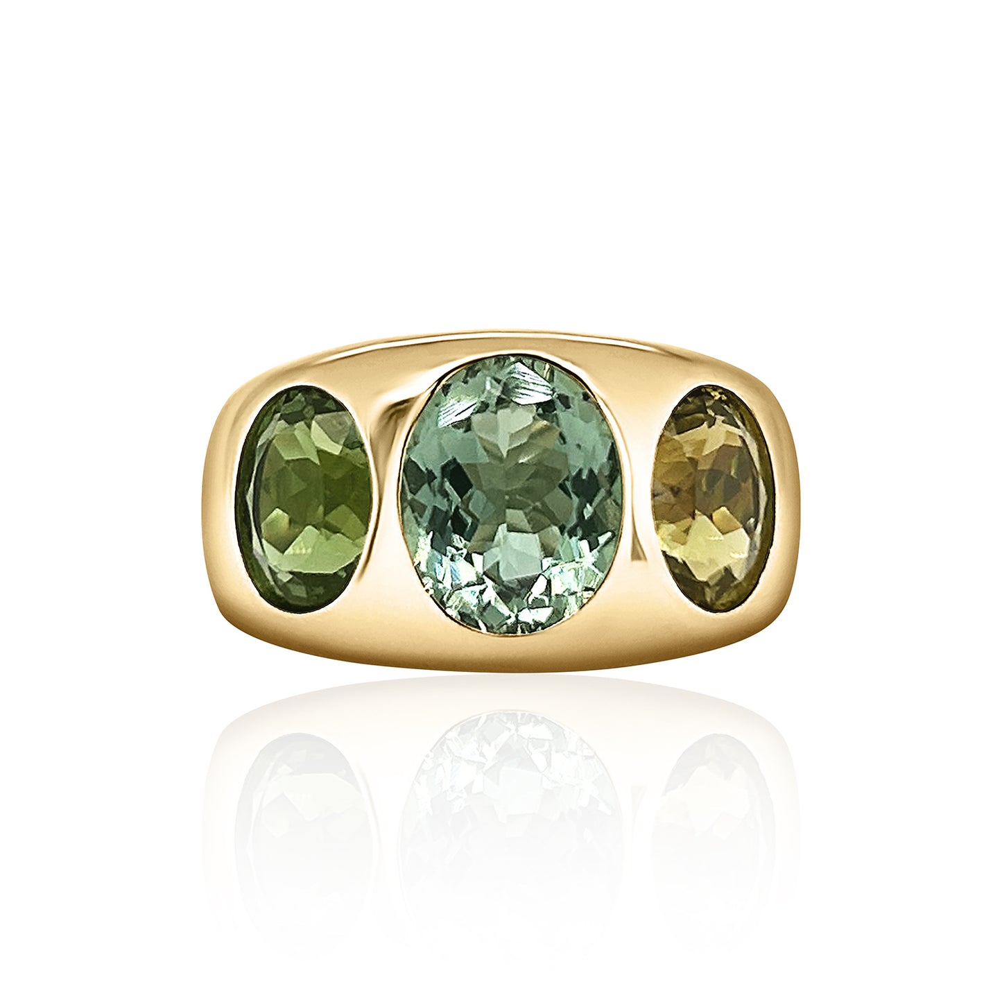 3 Oval Chunky Nomad Ring