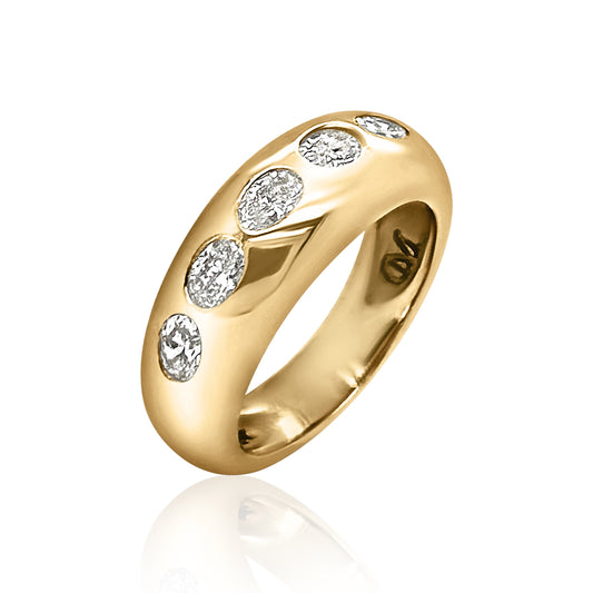 5 Round Classic Nomad Ring