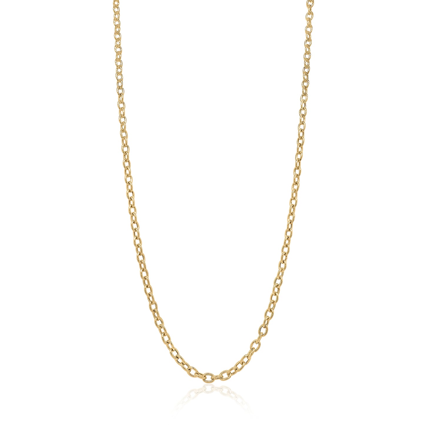 Hollow 2.3mm Oval Link Chain