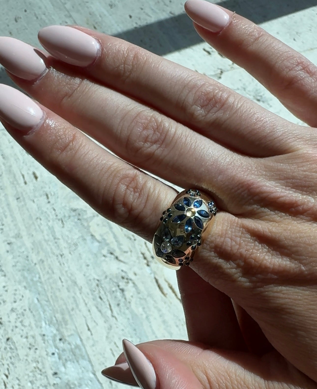 Chunky Flora Nomad Ring