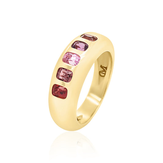 5 Cushion Cut Classic Nomad Ring