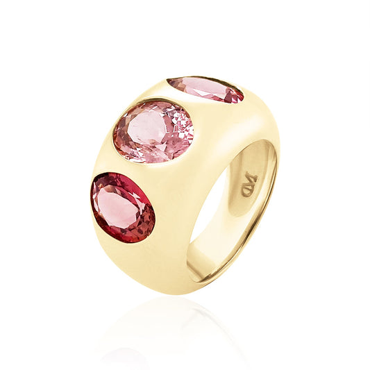 3 Oval Chunky Nomad Ring