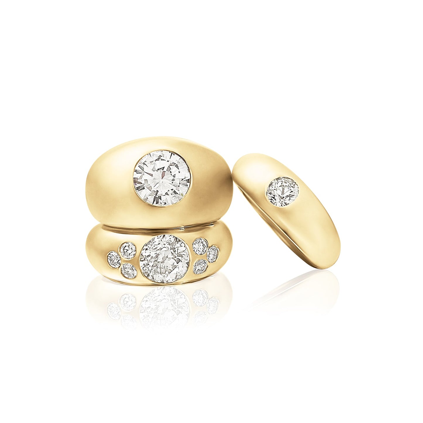 Solitaire Chunky Nomad Ring Nomad Ring