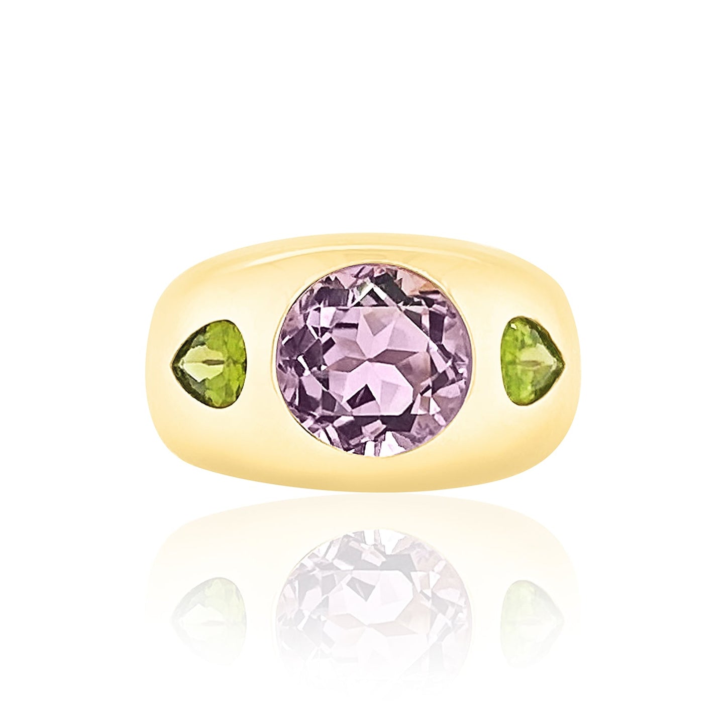 Round & Pear Chunky Nomad Ring
