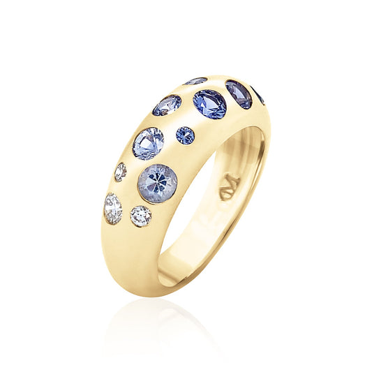 Blue Ombré Classic Nomad Ring