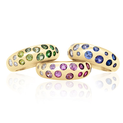 Blue Ombré Classic Nomad Ring