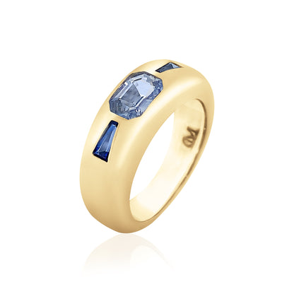 Emerald Cut with Baguette Classic Nomad Ring