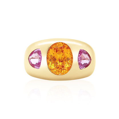 Oval & Trillion Chunky Nomad Ring