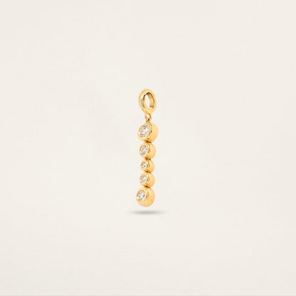 5 Stone Diamond Droplet -