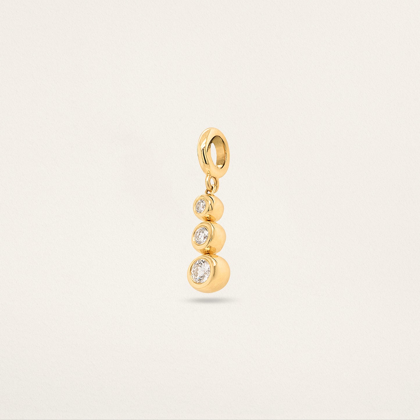 3 Stone Diamond Droplet