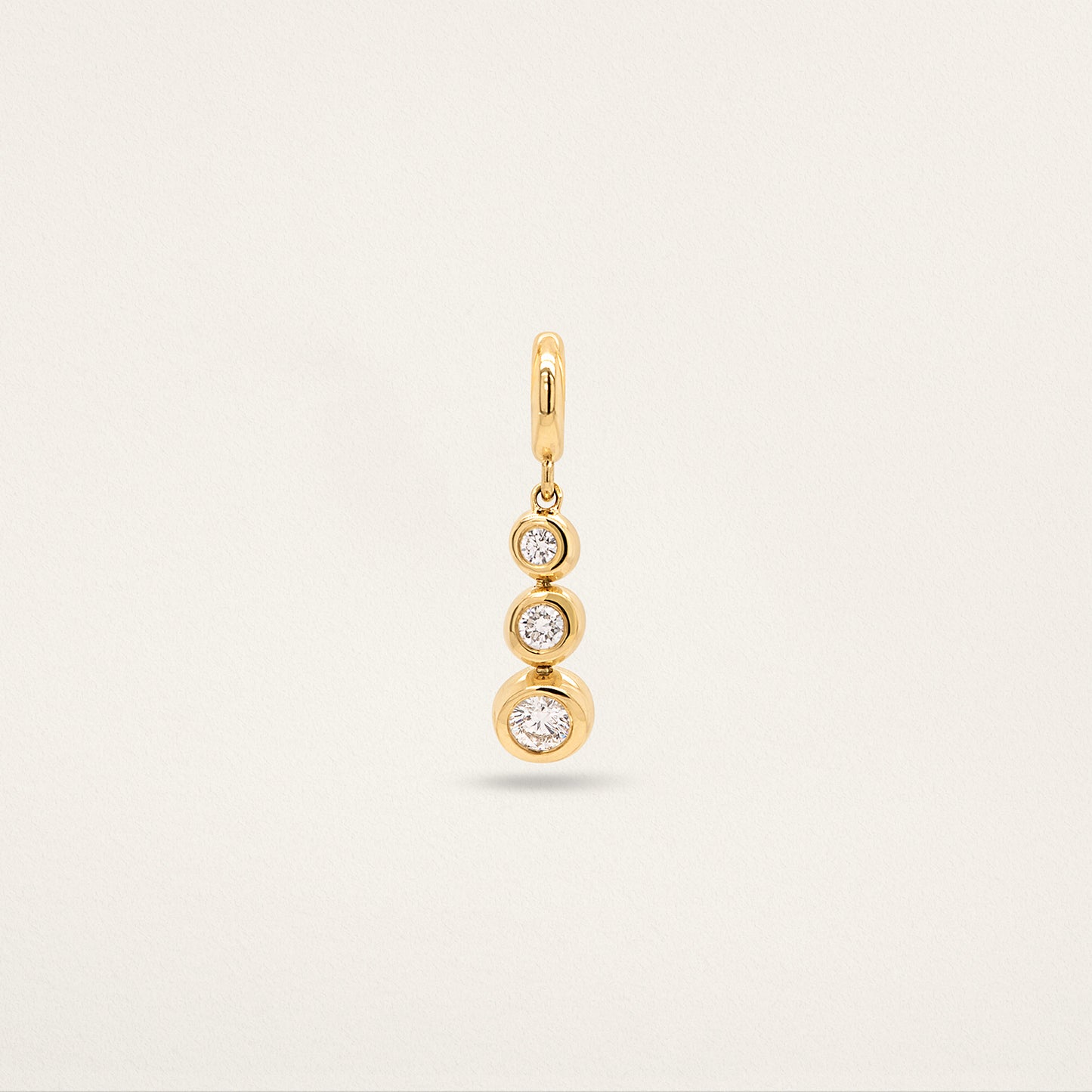 3 Stone Diamond Droplet