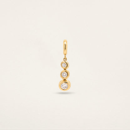 3 Stone Diamond Droplet