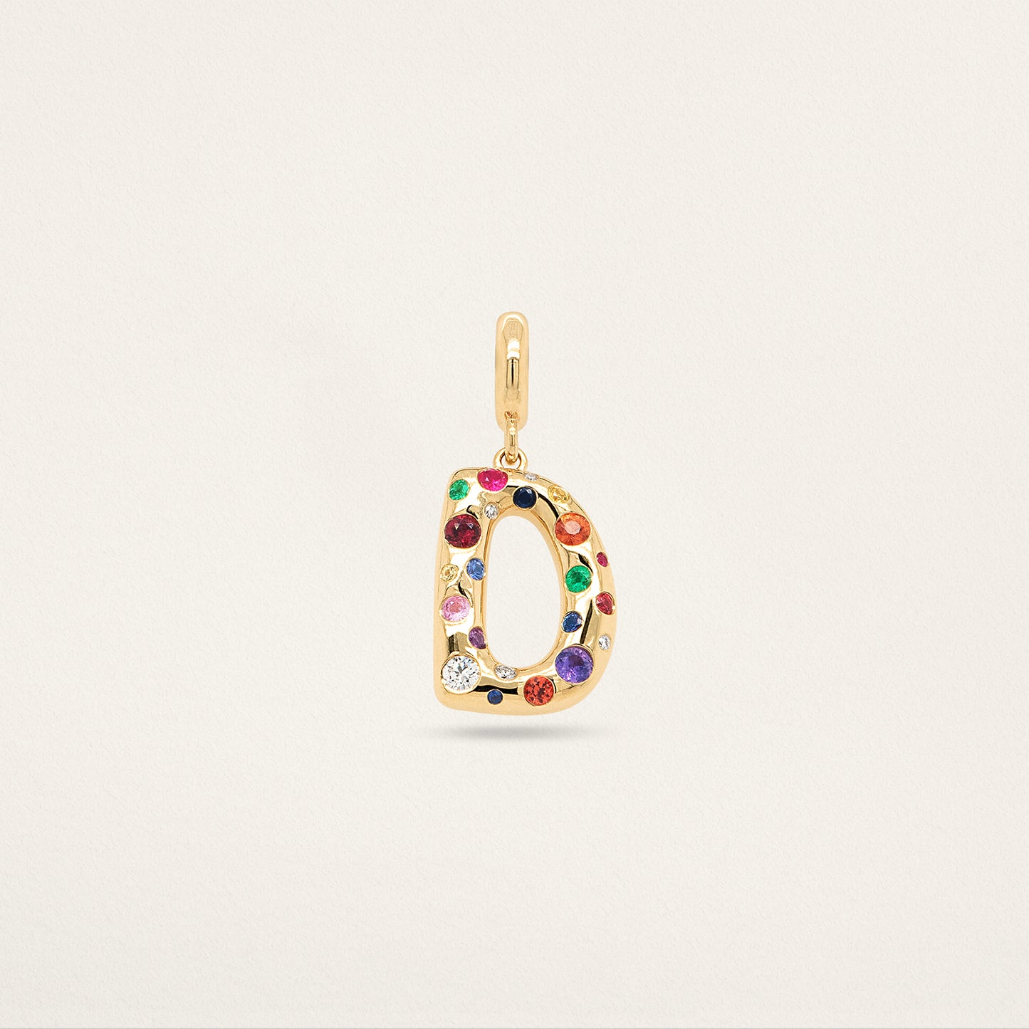Letter Charm - Multi Color