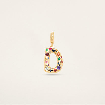 Letter Charm - Multi Color