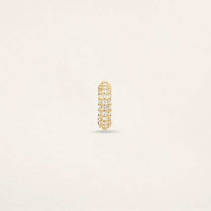 Small Story Bead - Yellow Gold & Pavé Diamond