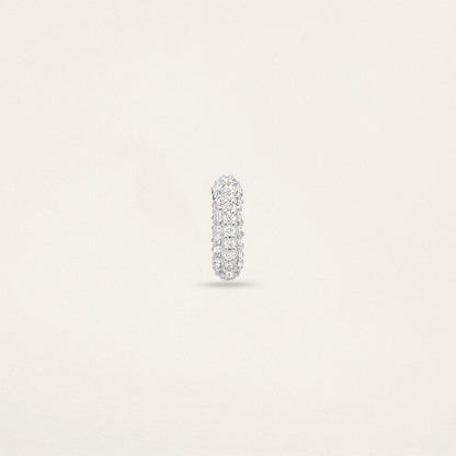 Small Story Bead - White Gold & Pavé Diamond