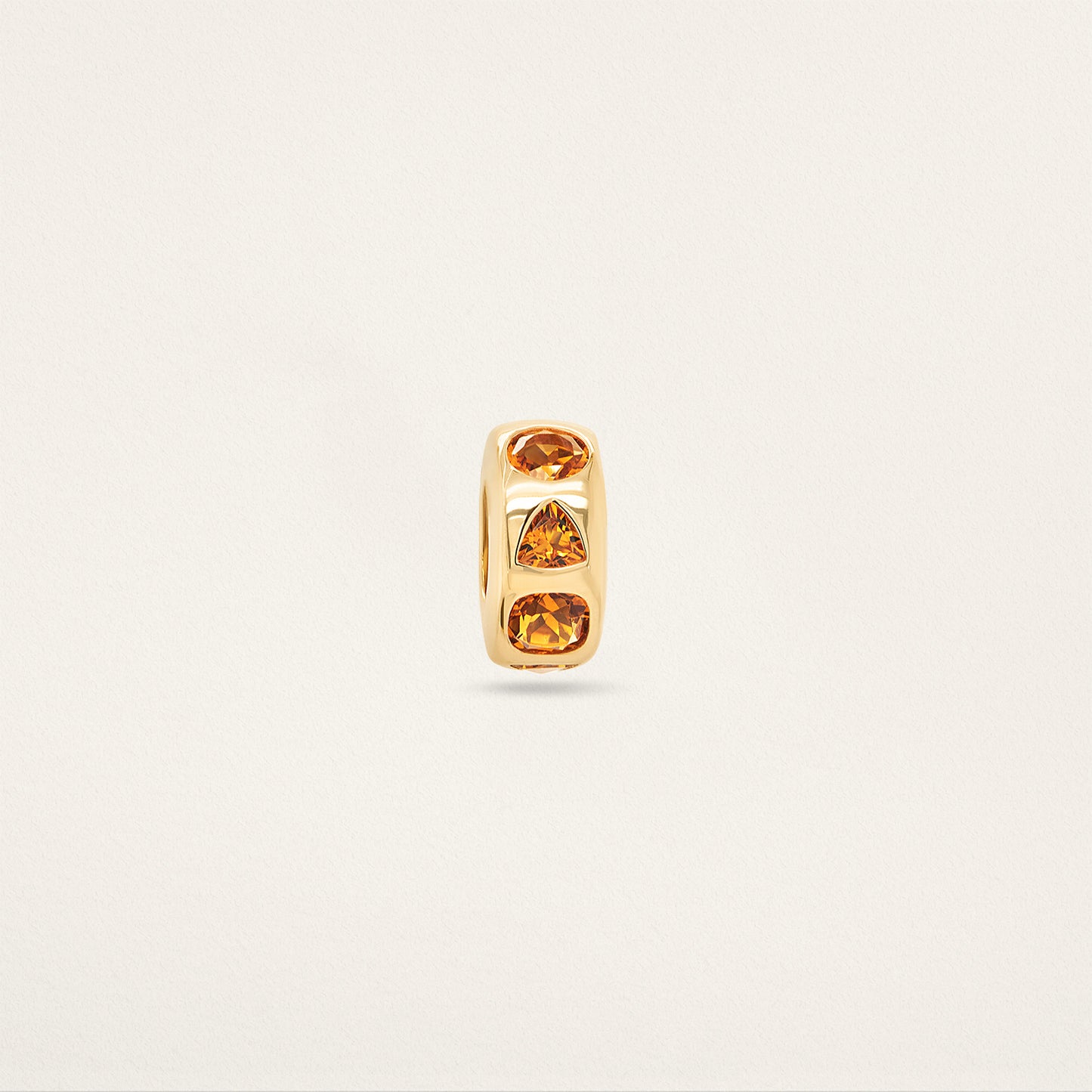 Mixed Cut Medium Story Bead - Citrine