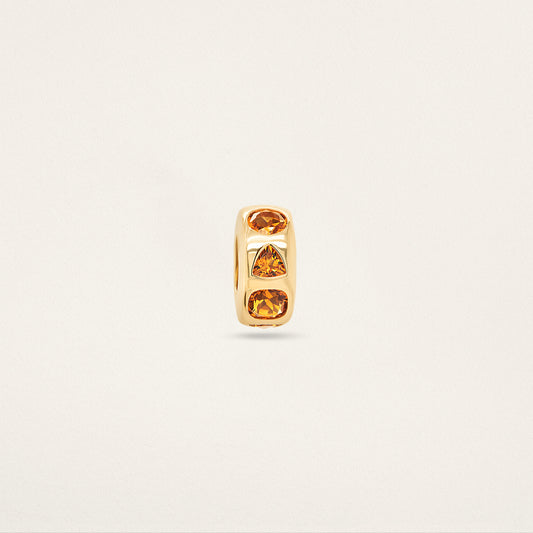 Mixed Cut Medium Story Bead - Citrine