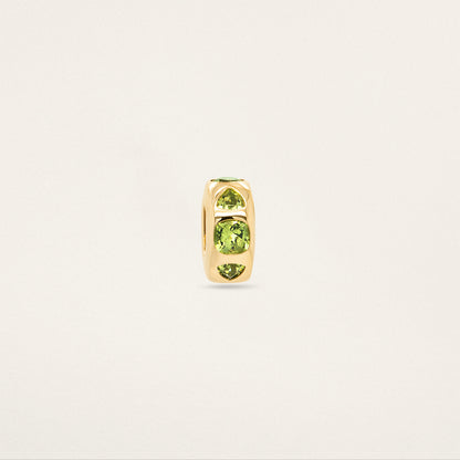 Mixed Cut Medium Story Bead - Peridot