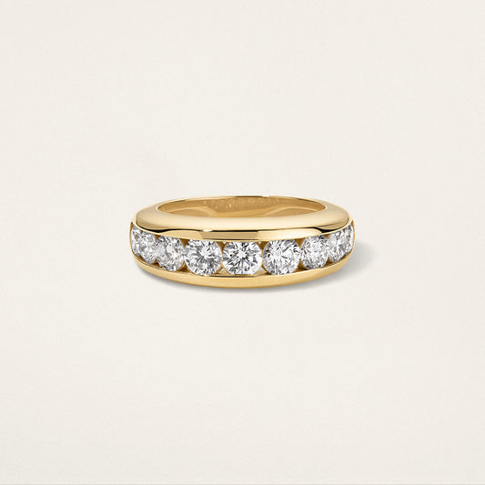 Classic Round Channel Set Nomad Ring