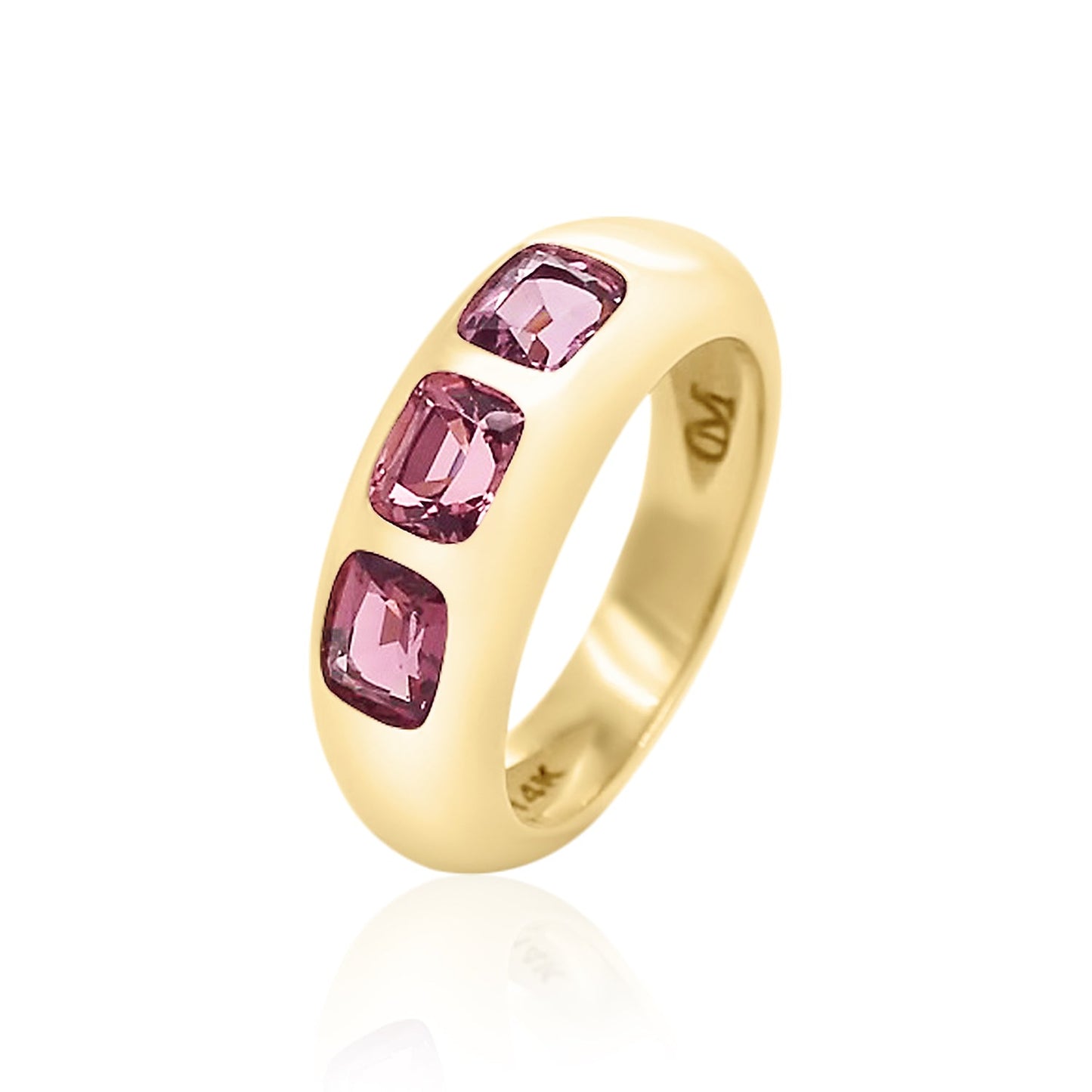 3 Cushion Cut Classic Nomad Ring