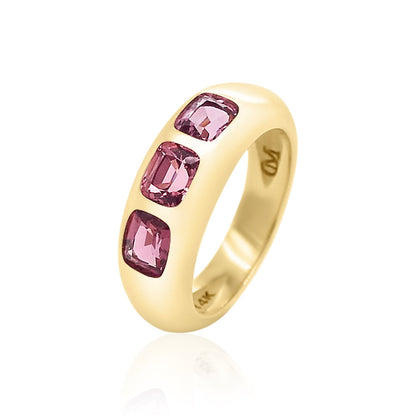 3 Cushion Cut Classic Nomad Ring