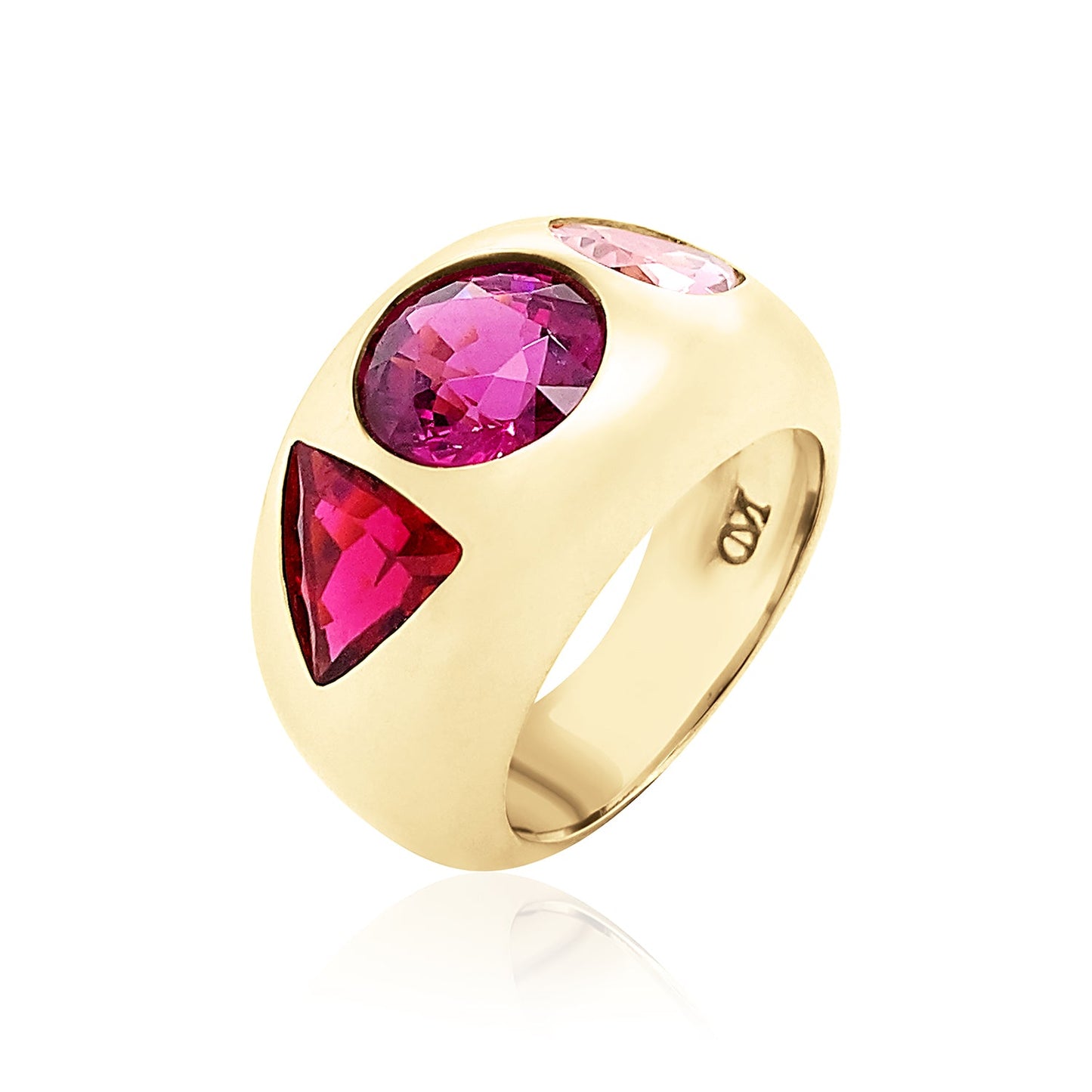 Mixed Cut Chunky Nomad Ring