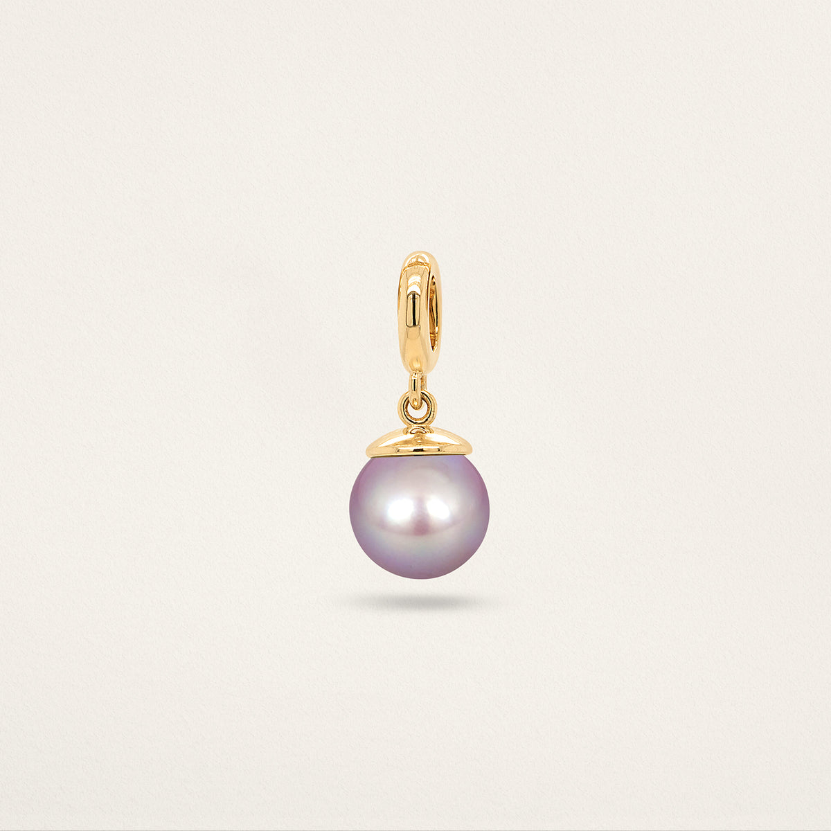 Orb Charm - Purple Pearl