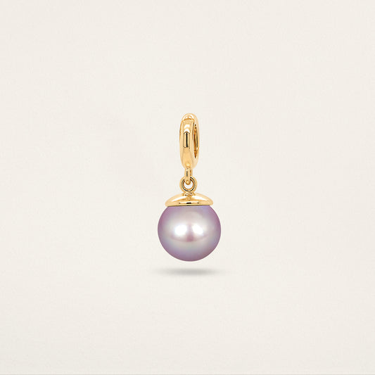 Orb Charm - Purple Pearl