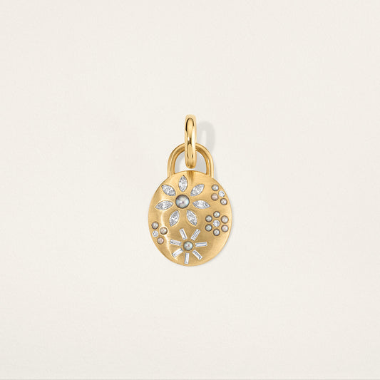 Flora Large Oval Pendant