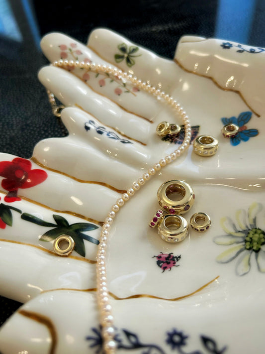 Beaded Strand - Pink Pearl