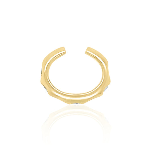 Princess & Round Double Ear Cuff