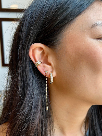 Princess & Round Double Ear Cuff