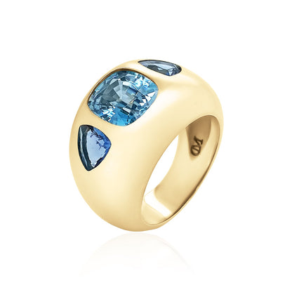 Cushion Cut Chunky Nomad Ring