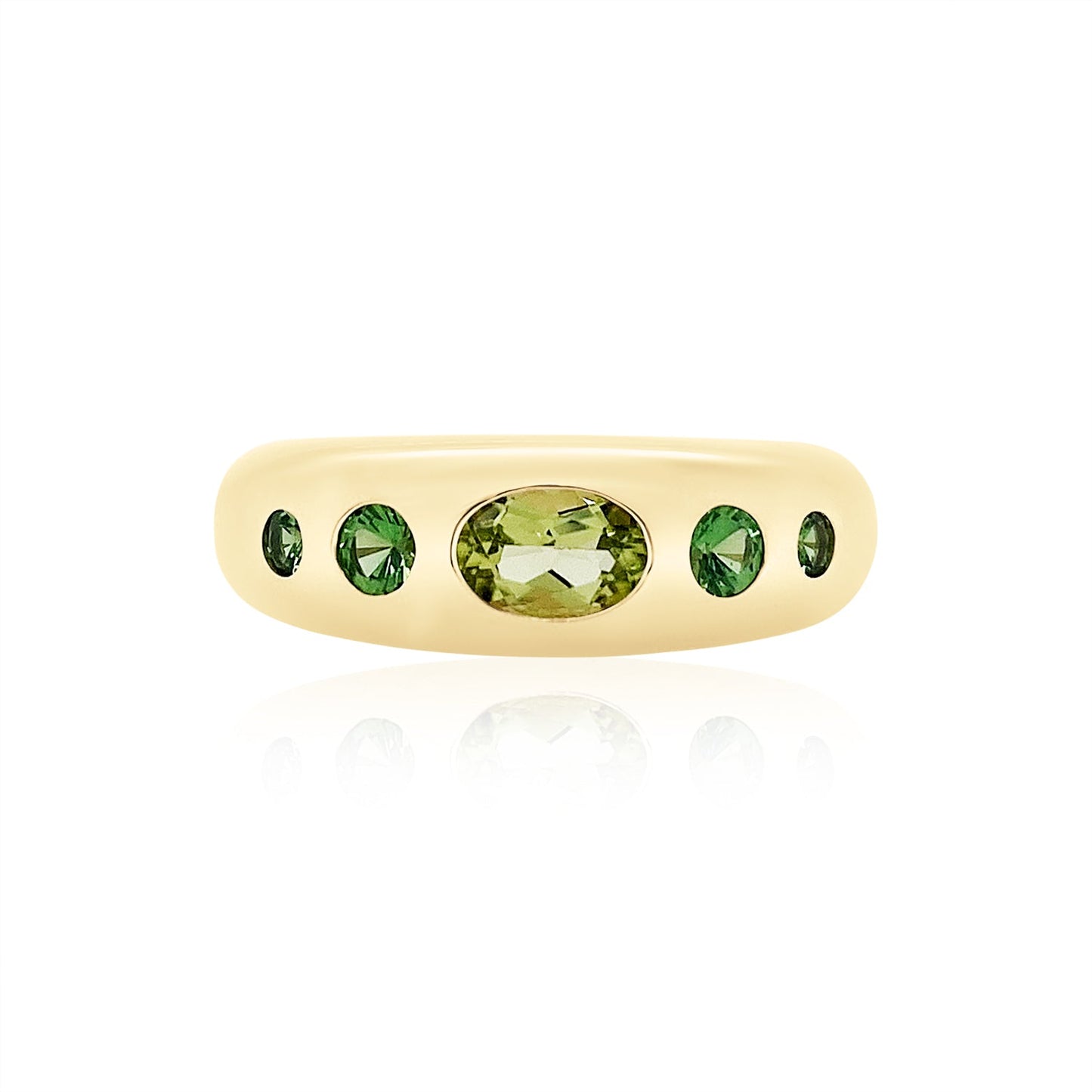 Oval and Round Classic Nomad Ring