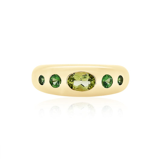 Oval and Round Classic Nomad Ring