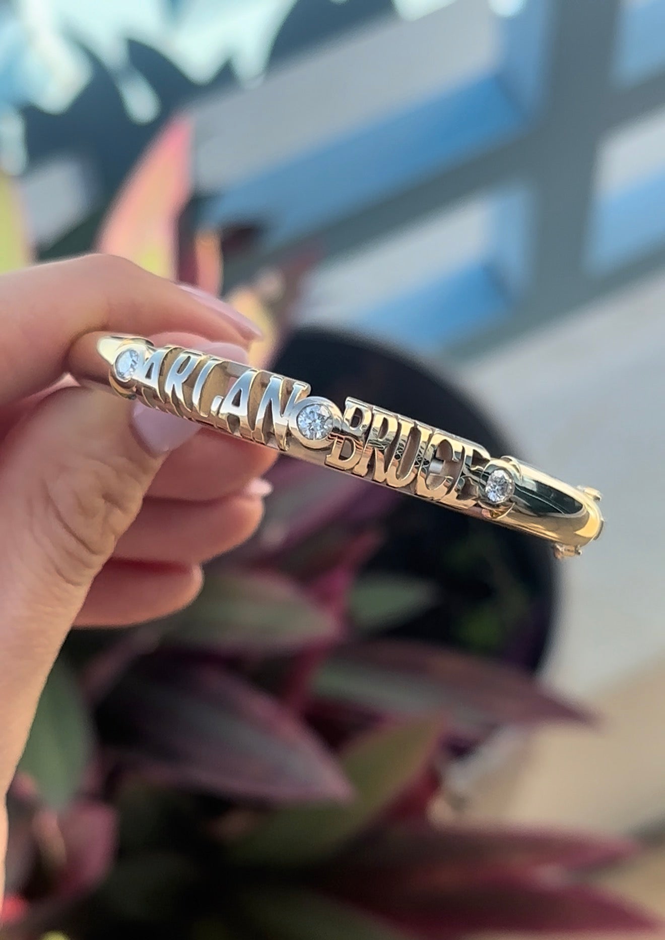 Classic Inscribed Nomad Bangle
