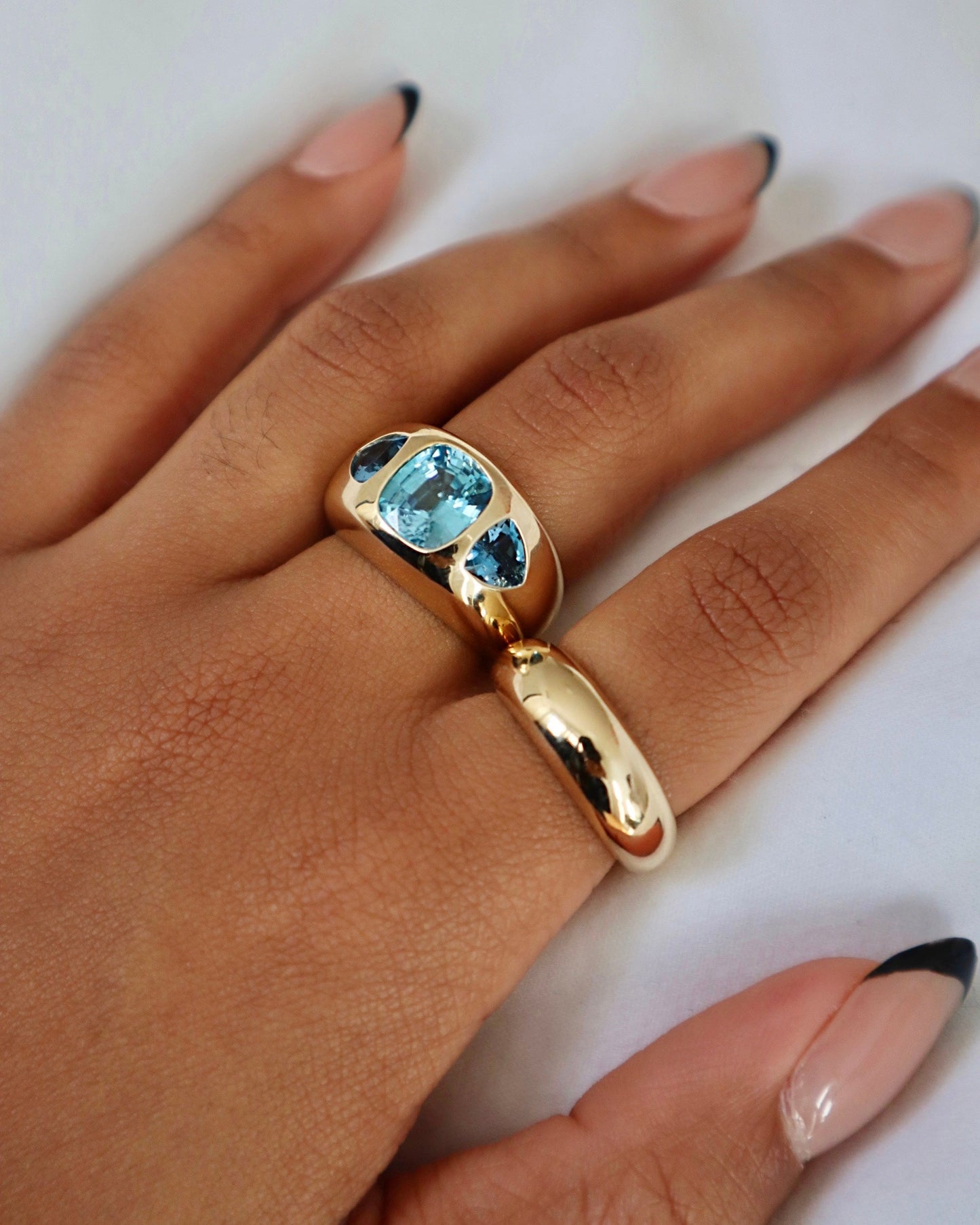 Cushion Cut Chunky Nomad Ring