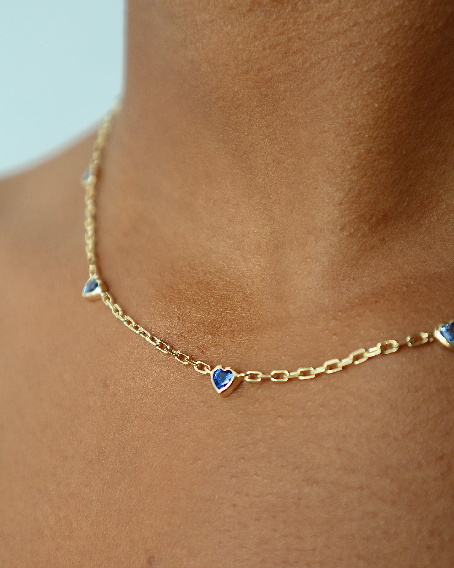 5 Heart Necklace