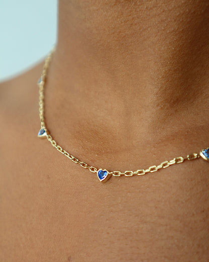 5 Heart Necklace