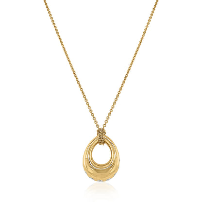 Small Teardrop Disc - Diamond