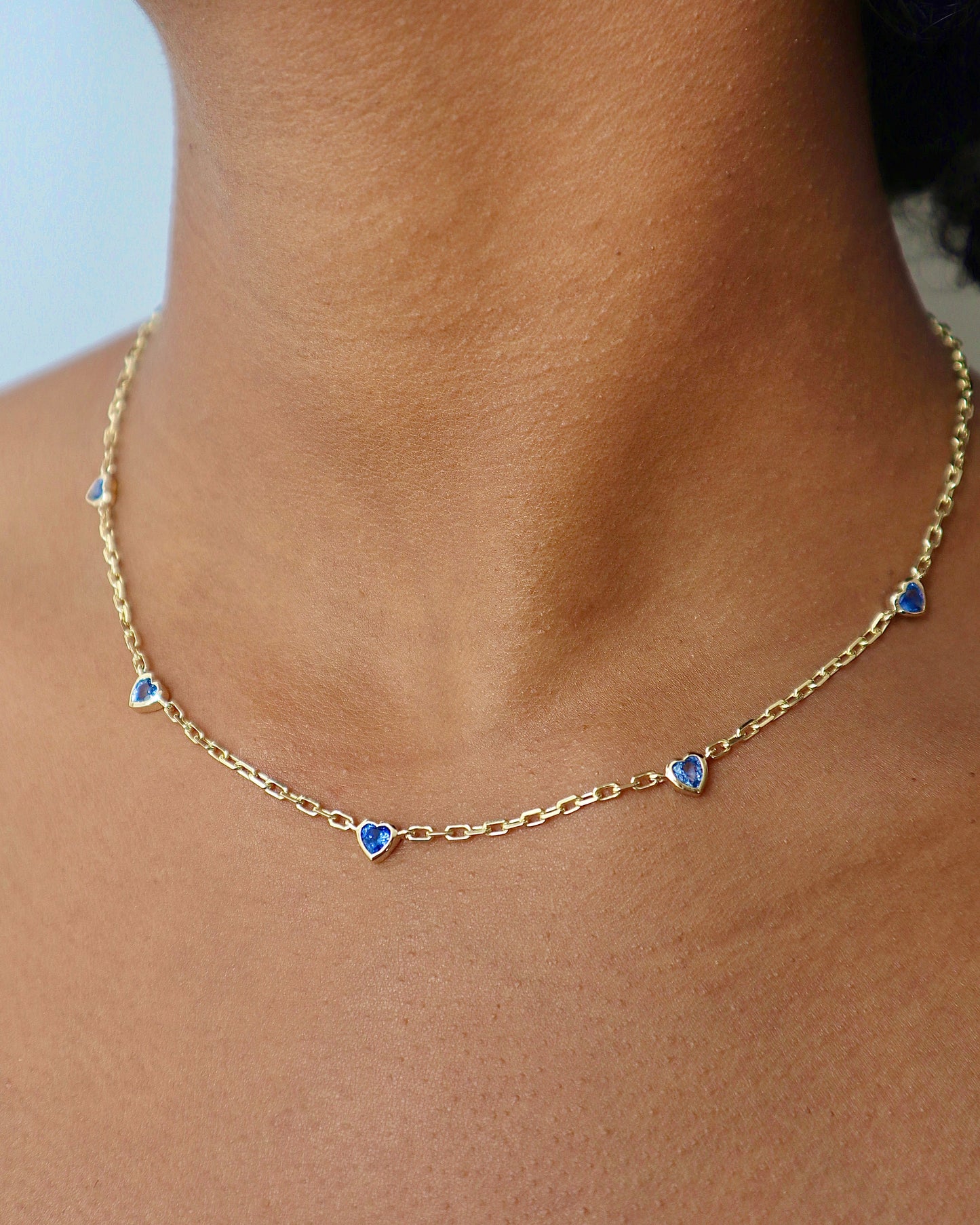 5 Heart Necklace