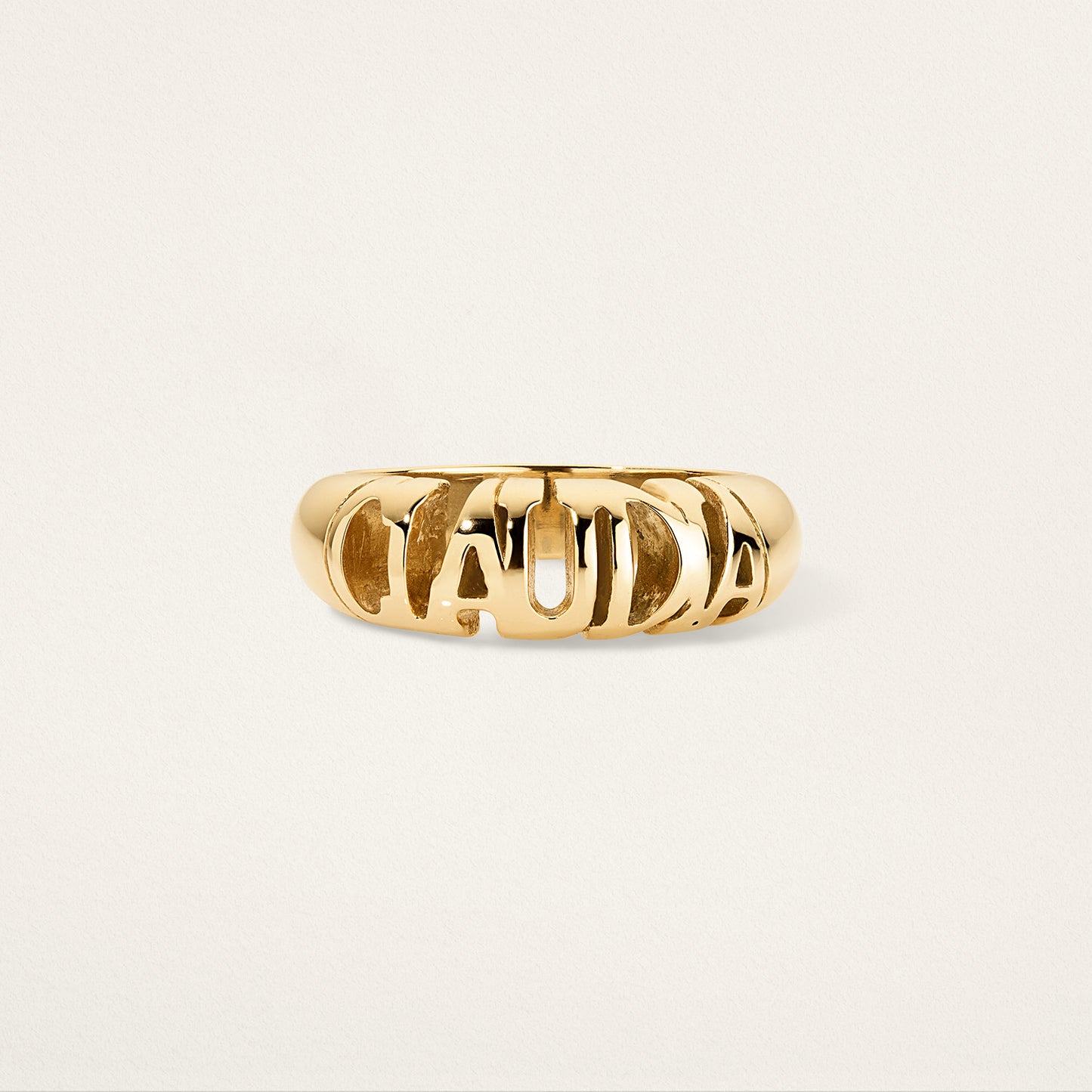 Classic Inscribed Nomad Ring
