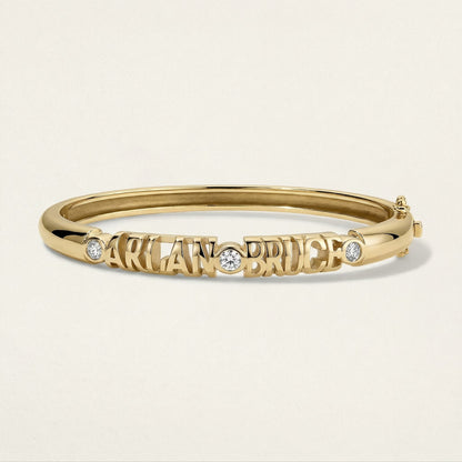 Classic Inscribed Nomad Bangle