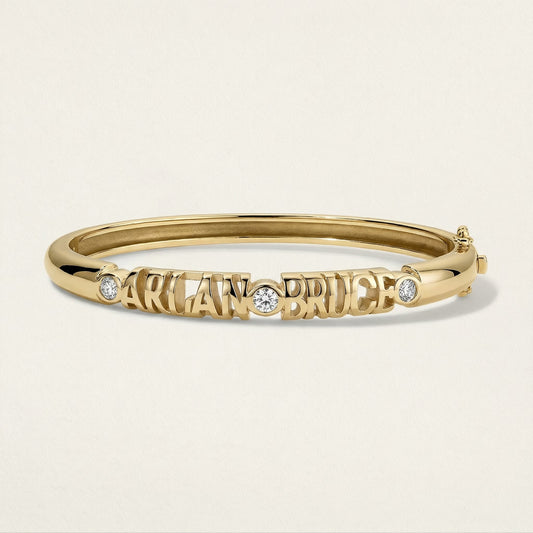 Classic Inscribed Nomad Bangle