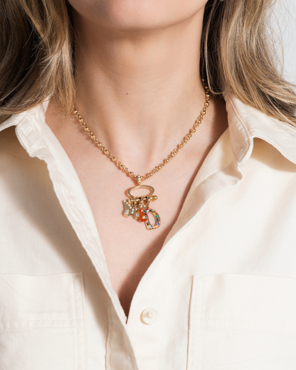 Letter Charm - Multi Color