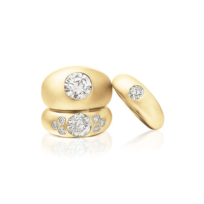 Solitaire Chunky Nomad Ring Nomad Ring